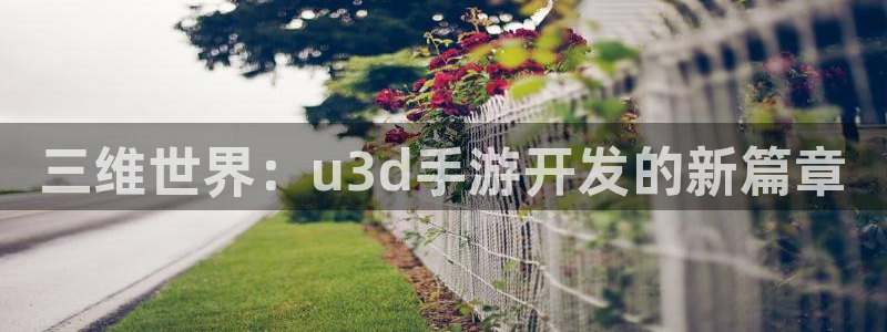 V8娱乐官网：三维世界：u3d手游开发的新篇章