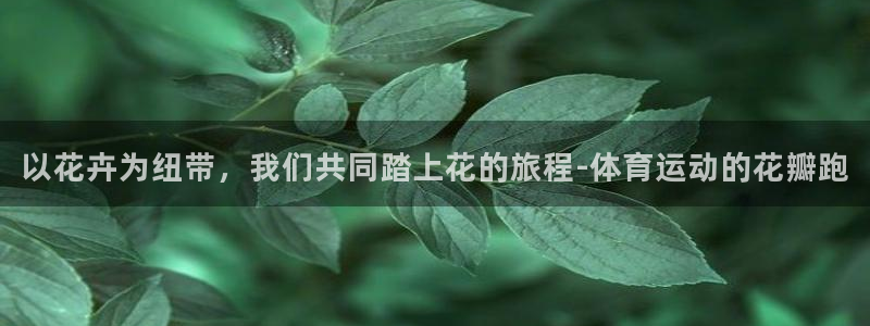 678体育：以花卉为纽带，我们共同踏上花的旅程-体育运动的花瓣跑